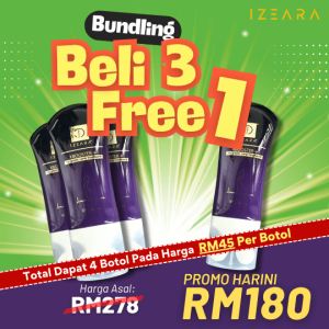 Pre-Order Buy 3 + Free 1 - RM180 (4 Botol)