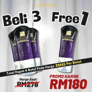 Pre-Order July 2025 - Buy 3 + Free 1 - RM180 (4 Botol)