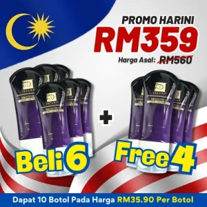 Merdeka 2025 - Buy 6 + Free 4 (10 Botol) - RM359
